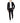 Jack & Jones Black Polyester Two-Piece Suit