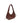 Ganni Bordeaux Recycled Leather Shoulder Bag