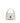 Coccinelle Cream Calf Leather Bos Taurus Shoulder Bag