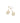ALDO Gold Elastane Earrings