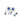 ALDO Blue Elastane Earrings