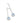 ALDO Blue Elastane Earrings