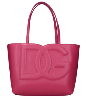 Dolce & Gabbana Pink Leather Handbag