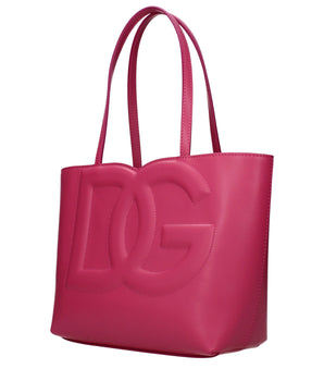 Dolce & Gabbana Pink Leather Handbag