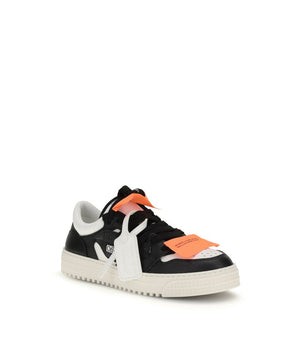 Off-White Multicolor Cotton Low Top Sneakers