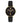 Juicy Couture Black Plastic Dress Watch