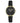 Juicy Couture Black Plastic Dress Watch