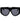 Max Mara Black Acetate Sunglasses