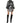 BLANCA VITA silver polyester cocktail dress