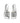 Bottega Veneta Silver Calfskin Flat Sandals