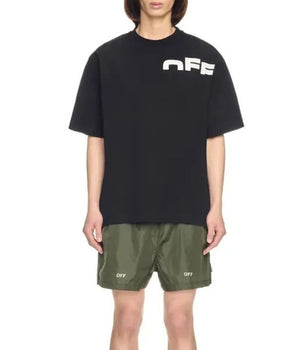 Off-White Black Cotton T-Shirt