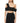 Alexander McQueen Black Elastane Tank Tops