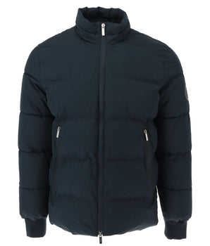 Gaudi Blue Polyester Shell Jacket