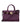 Versace Purple Leather Handbag