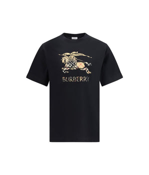Burberry Black Cotton T-Shirt