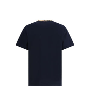 Burberry Blue Cotton T-Shirt