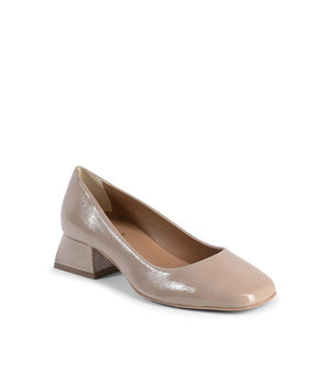 19V69 Italia Beige Leather Ballet Flats