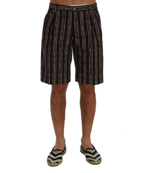 Dolce & Gabbana Bordeaux Cotton Knee Length