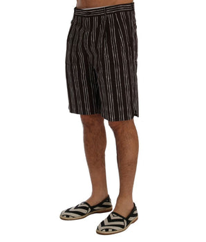 Dolce & Gabbana Bordeaux Cotton Knee Length