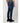 Gas Blue Cotton Slim Fit Jeans