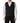 Dolce & Gabbana Black Wool Dress Men Formal Waistcoat Vest