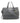 Prada Galleria Vitello Daino Black Leather Top Handle Bag