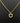 Salvatore Ferragamo Gold Gancini Crystals Pendant Necklace