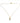 Christian Dior Gold PLated Necklace With Rhinestone Pendant