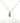 Christian Dior Gold PLated Necklace With Rhinestone Pendant