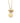 Givenchy Gold Tone Bow Pendant Chain Necklace