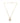 Nina Ricci Gold Tone Pendant Necklace With Heart Design