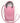 Balenciaga Pink Glitter Shopping Phone Holder Bag