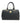MCM Black Visetos Monogram Boston Bag