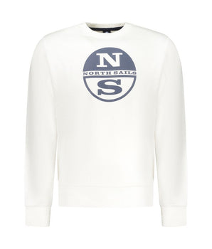 North Sails White Cotton Men's Sweatshirt