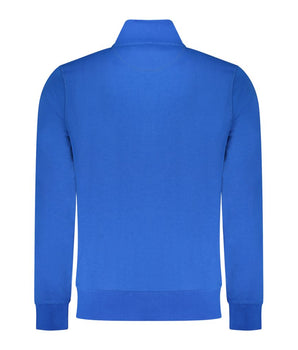 North Sails Blue Cotton Men Sweatshirt