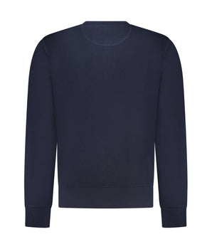 North Sails Blue Cotton Men Sweatshirt