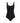 Courrèges Black Elastane One-Piece Swimsuit