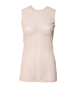 Dolce & Gabbana Beige Nylon Blouse