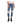 One Teaspoon Blue Cotton Cropped Jeans