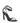 Dee Ocleppo Black Satin Strap-On Sandals