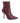 19V69 Italia Bordeaux Fabric Ankle Boots