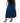 Patrizia Pepe Blue Viscose Long Skirt