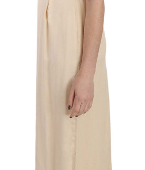 Dolce & Gabbana Silk Column Garterized Sleeve Gown Dolce & Gabbana 