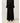 Patrizia Pepe Black Polyester Long Skirt