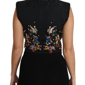 Dolce & Gabbana Enchanted Sicily Crystal-Embellished Vest