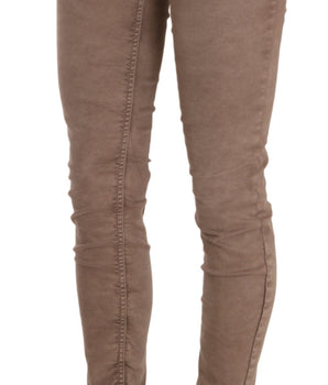 CYCLE Brown Low Waist Slim Fit Skinny Pants CYCLE 