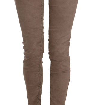 CYCLE Brown Low Waist Slim Fit Skinny Pants CYCLE 
