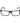 BMW Blue Plastic Glasses (Frames)