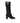 Dolce & Gabbana Black Calfskin High Heel Boots