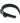 Salvatore Ferragamo Black Grosgrain Headband With Gold Hardware